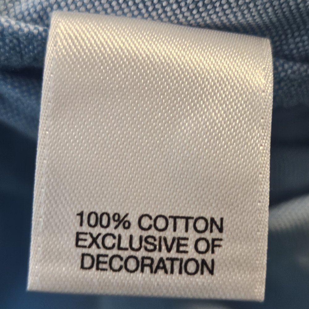DANIEL CREMIEUX mens Short Sleeve Button Dress Shirt Size LARGE COLOR BLUE LL11 - Picture 15 of 16